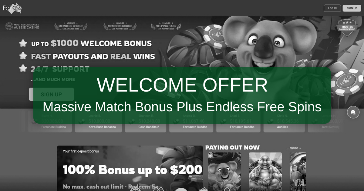 Fairgo Casino - Play Online Casino Games in Canada